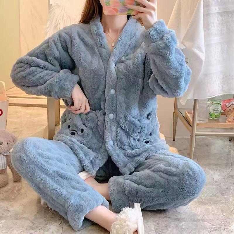 Ultra-Soft Furry Winter Night Dress – Warm & Comfy Sleepwear